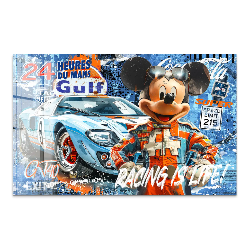 Micky Gulf Racing Acrylglas Bild INGALERIE