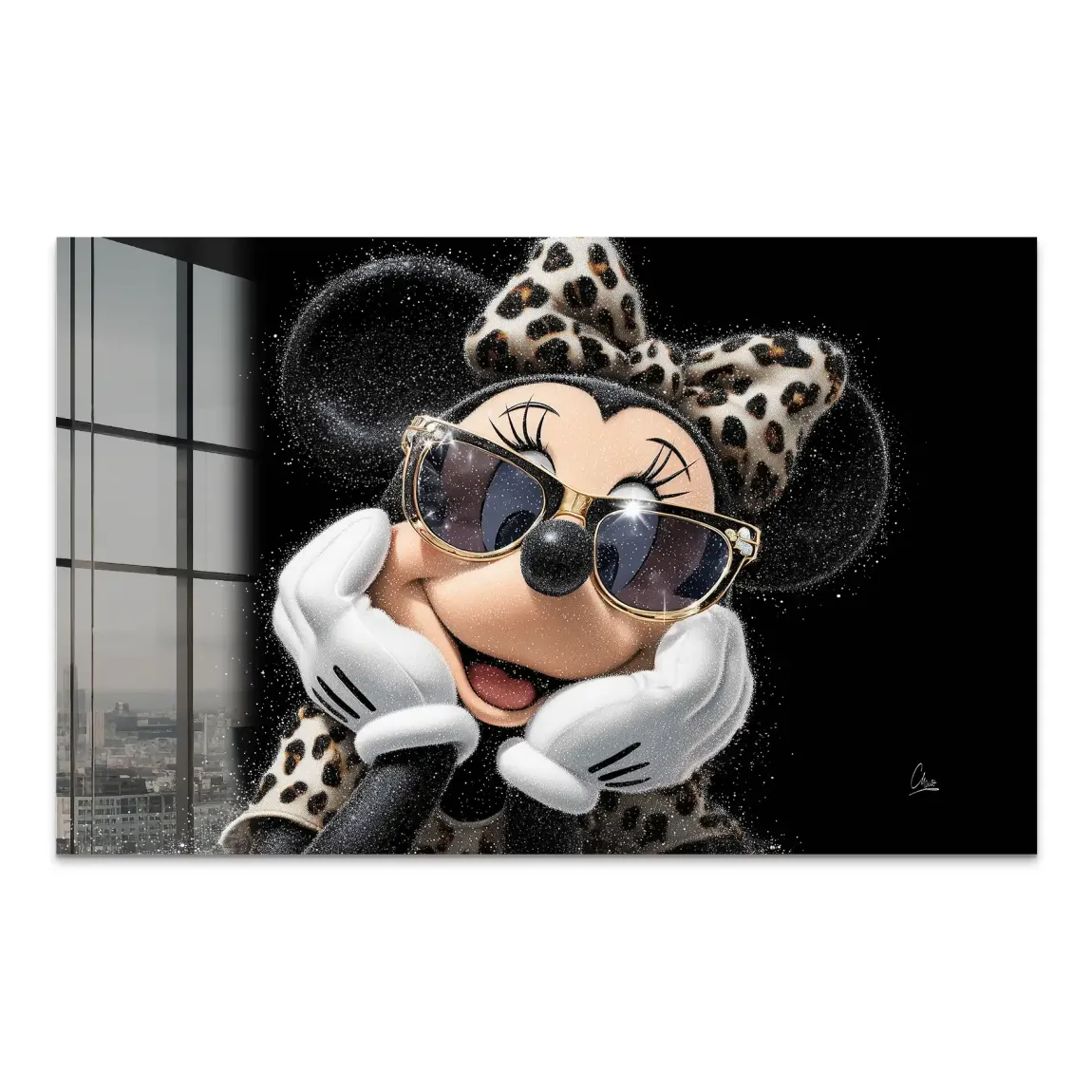 Minnie Maus Chic Spark Acrylglas Bild