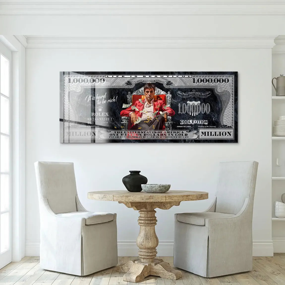 Scarface Million Dollar Prestige Acrylglas Bild