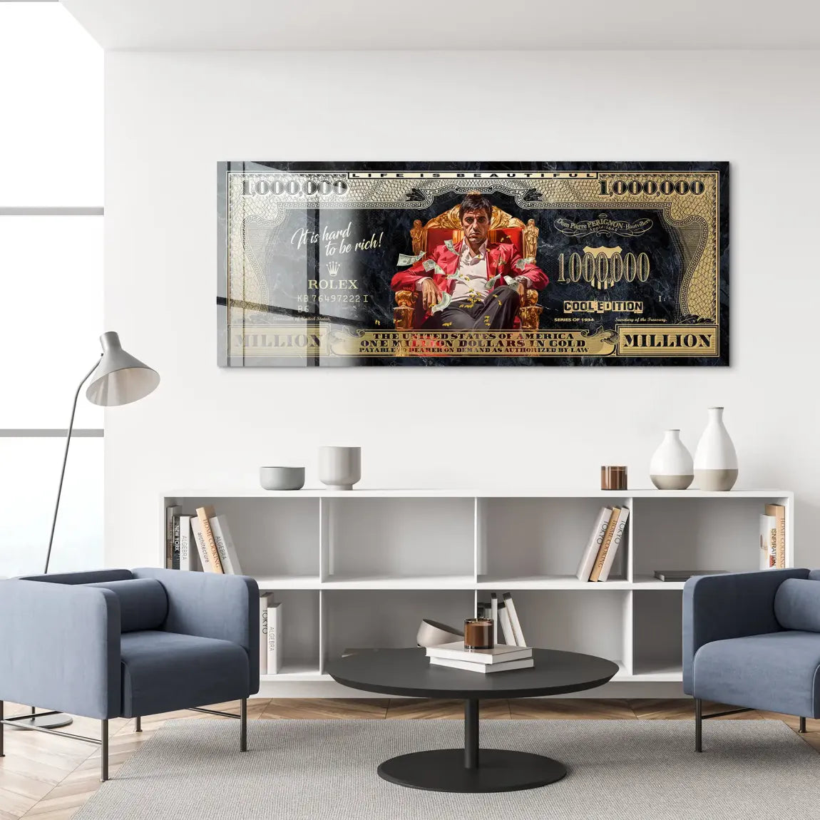 Scarface Million Dollar Acrylglas Bild