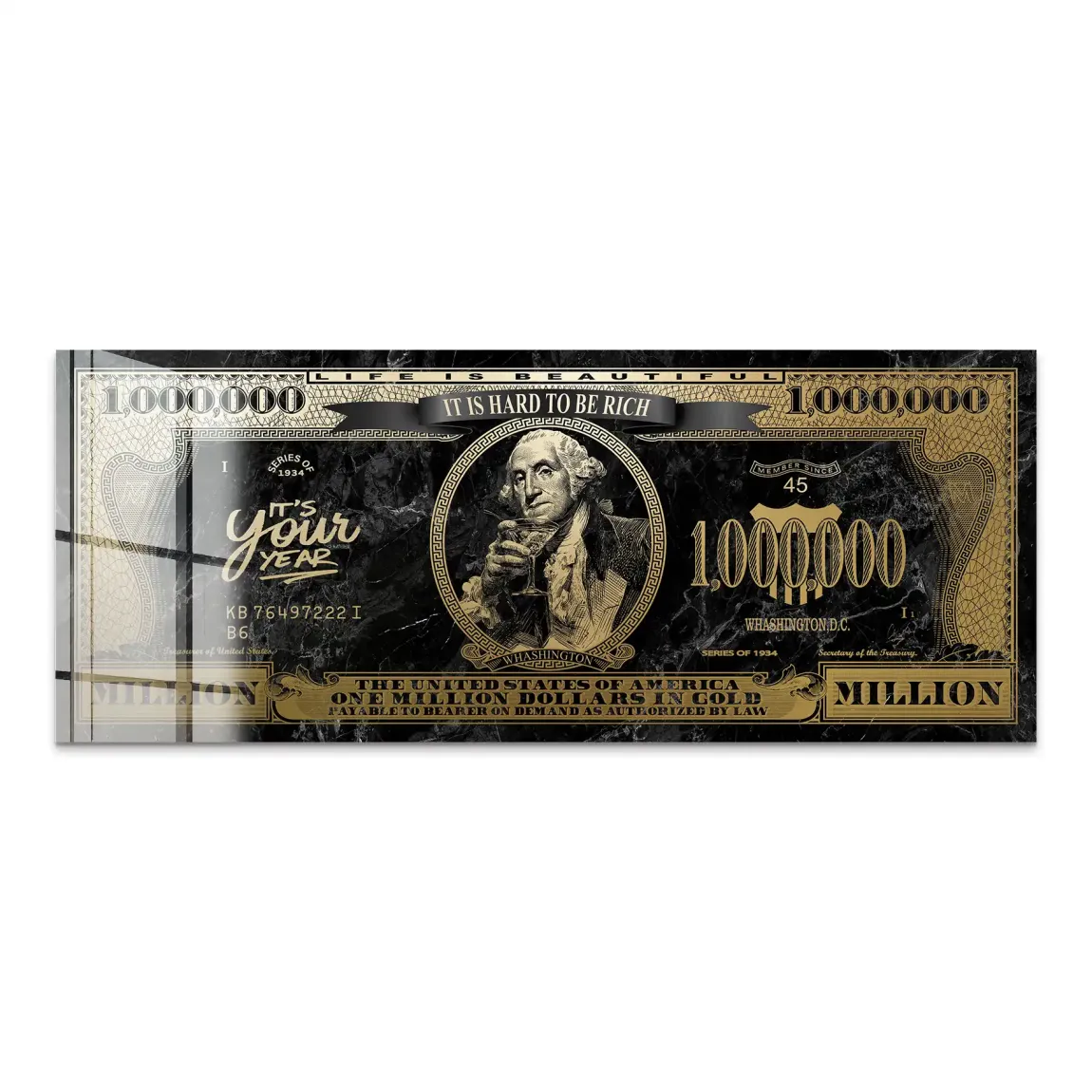 Million Vision George Washington Acrylglas Bild