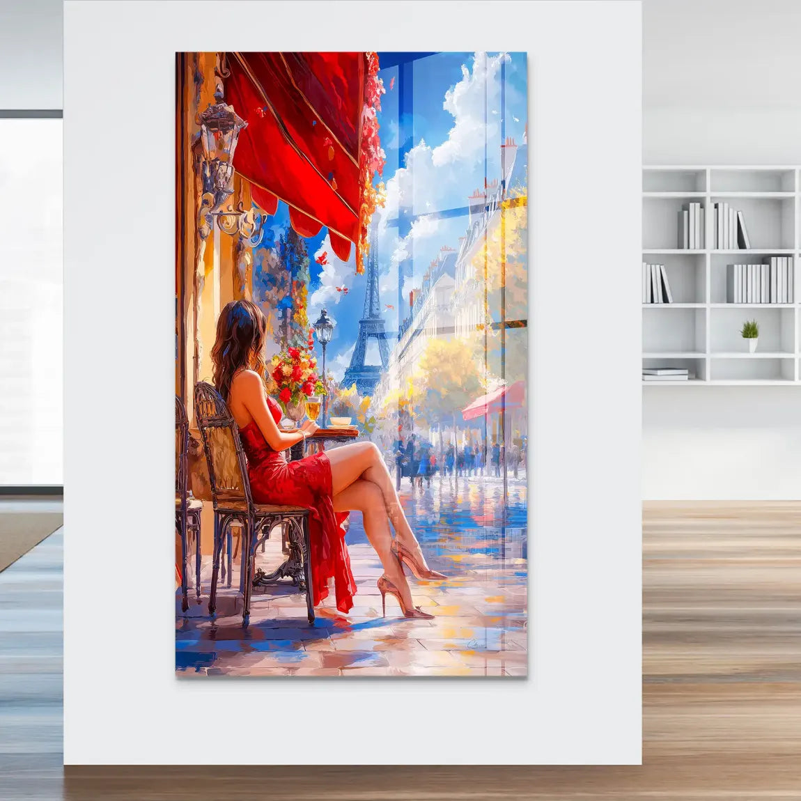 Café Rouge à Paris Acrylglas Bild INGALERiE