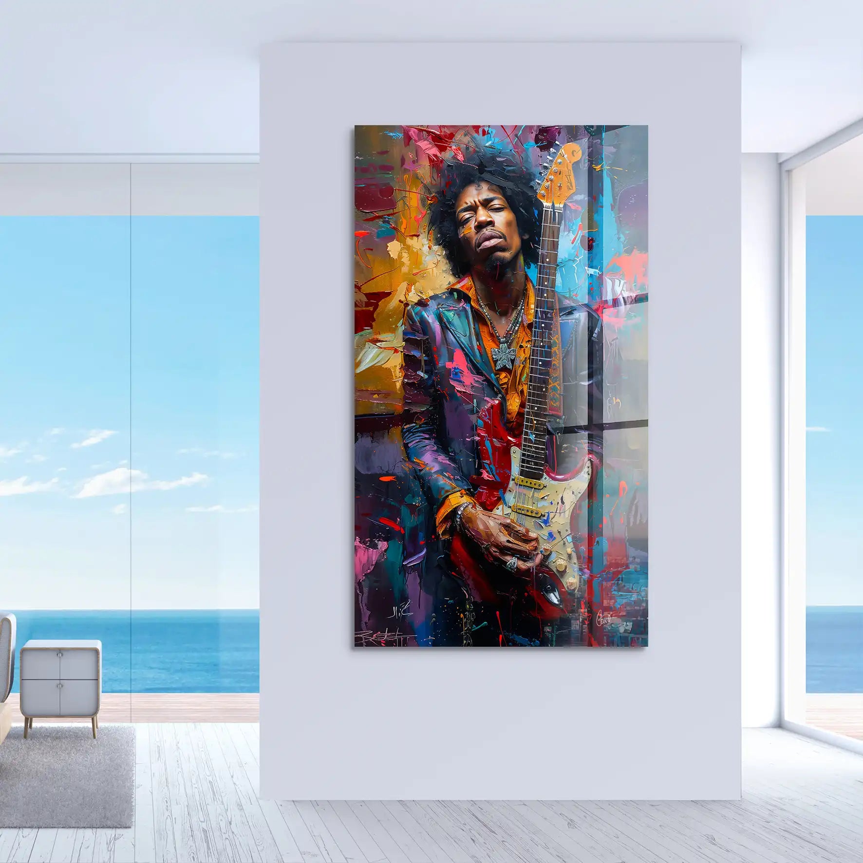 Jimi Abstrakt Color Acrylglas Bild INGALERiE