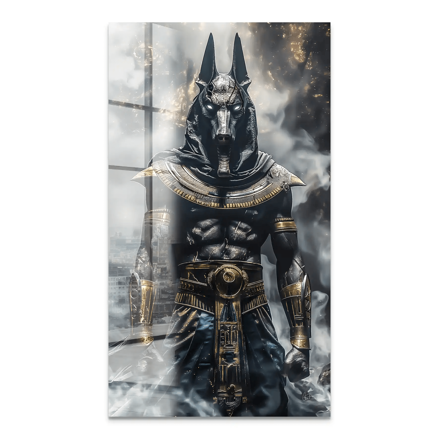 Anubis Black Acrylglas Bild INGALERiE