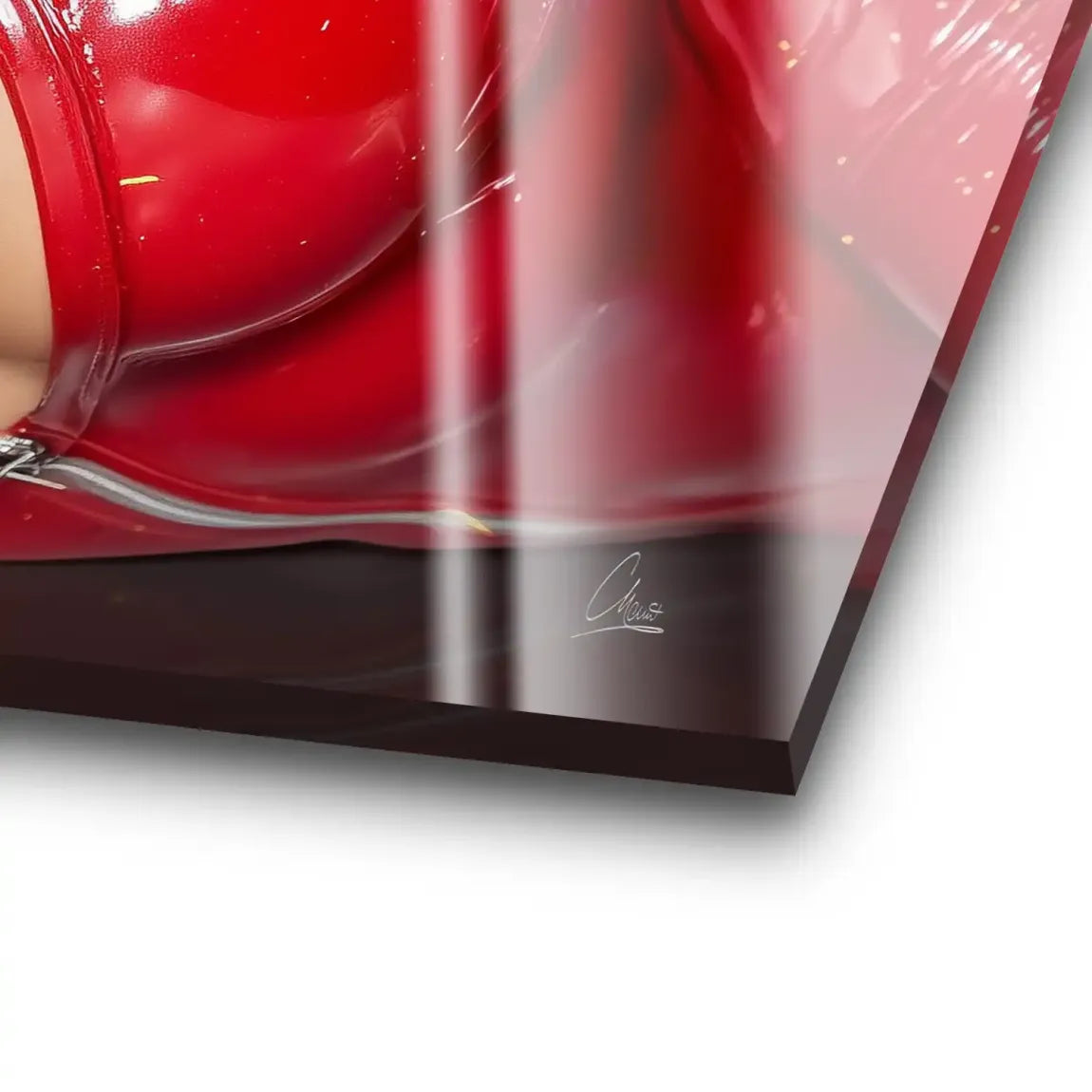 Rote Verführung Acrylglas Bild
