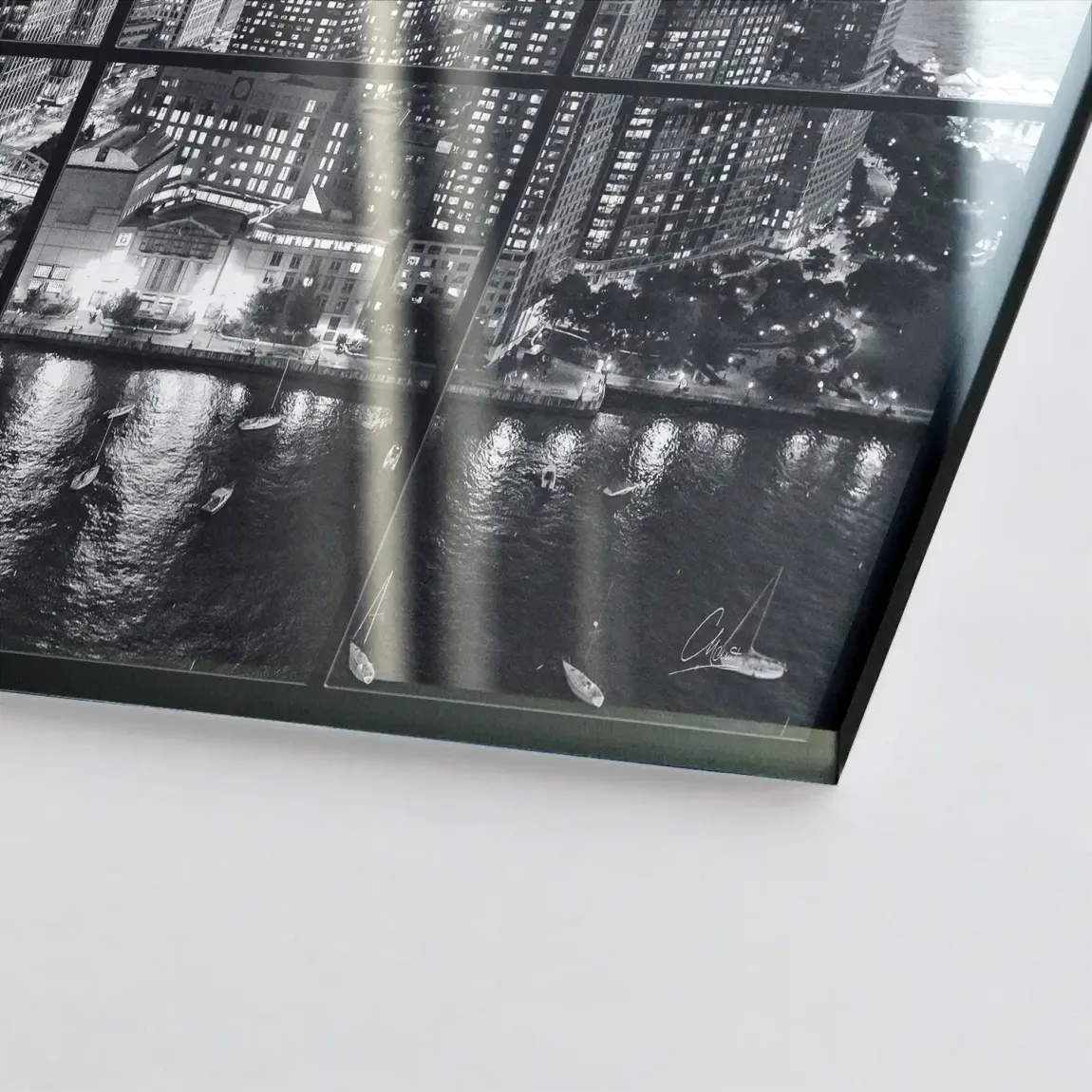 City Lights New York Acrylglasbild