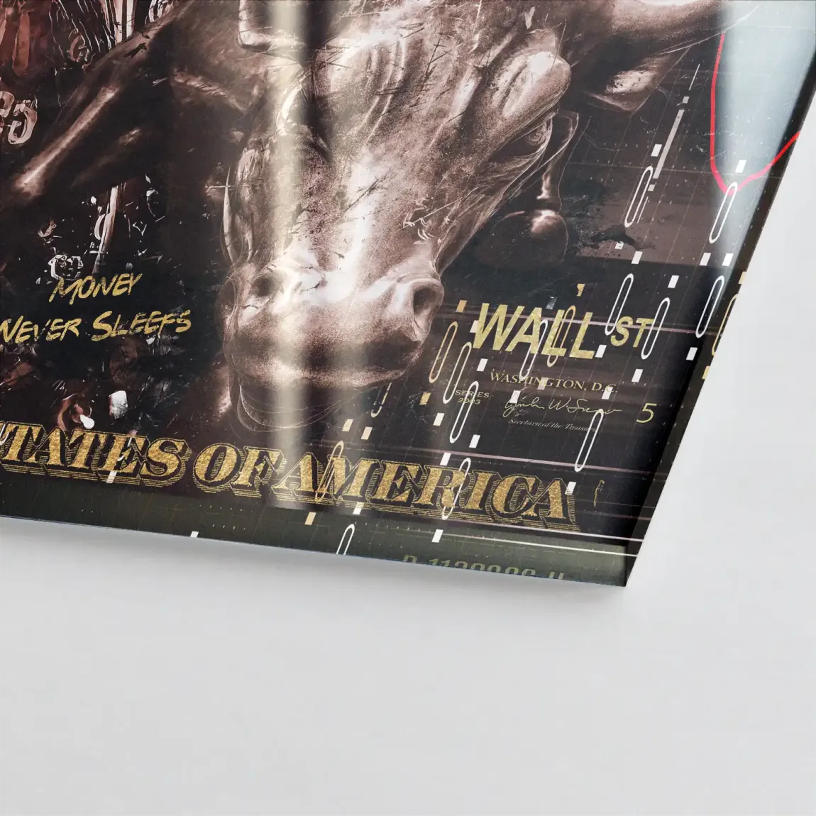 Wall Street Duck Acrylglasbild