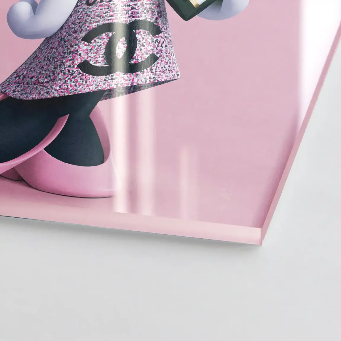 Minnie Maus Moet Acrylglasbild
