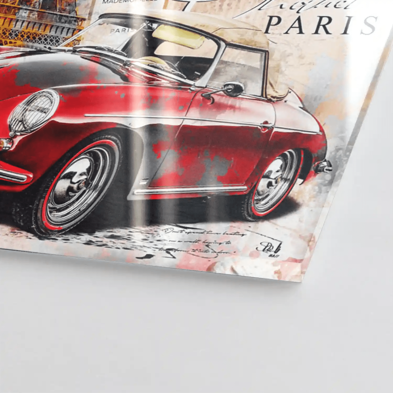 Audrey Porsche Pop Art Acrylglas Bild INGALERIE