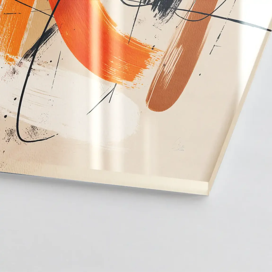 Freie Dynamik Abstrakt Acrylglasbild