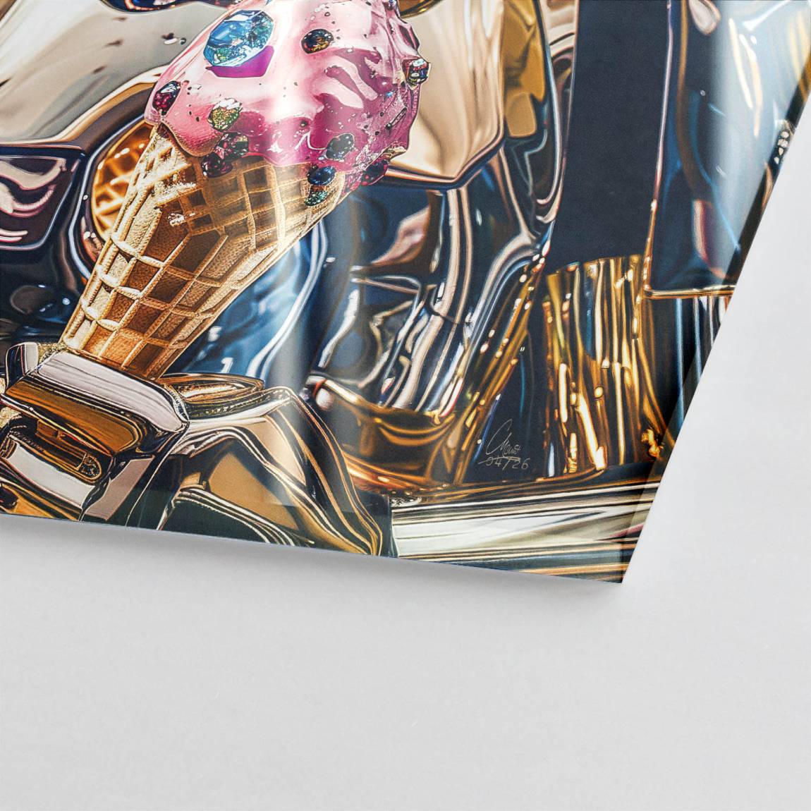 Stormtrooper Gold Acrylglasbild