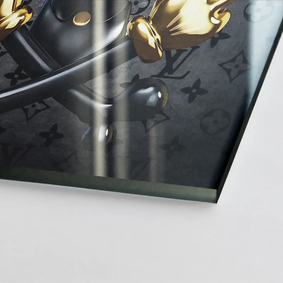 Money Skull Duck Acrylglasbild