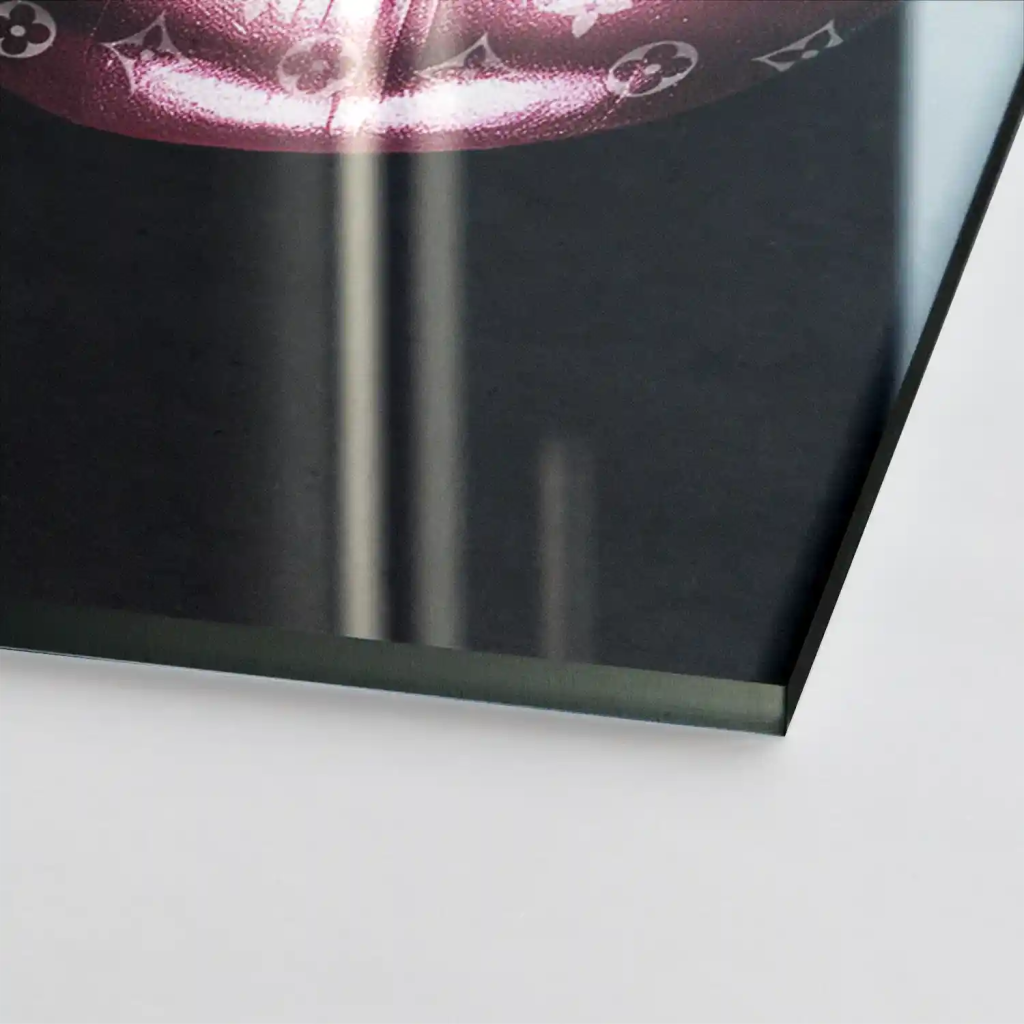 Vuitton Metallic Lips Acrylglas Bild INGALERIE
