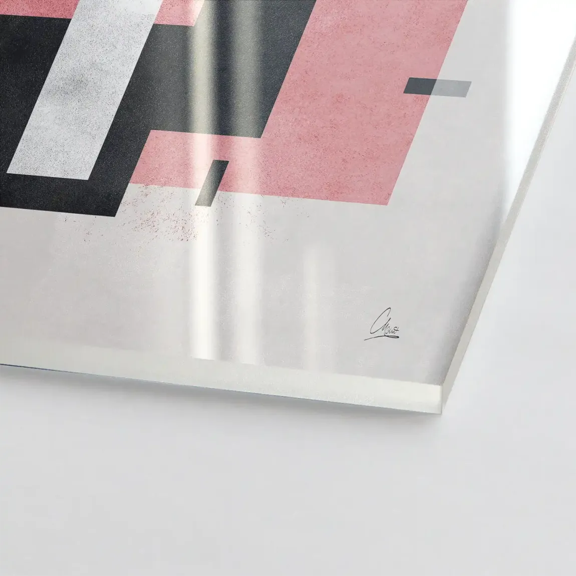 Geometric Aura Acrylglasbild