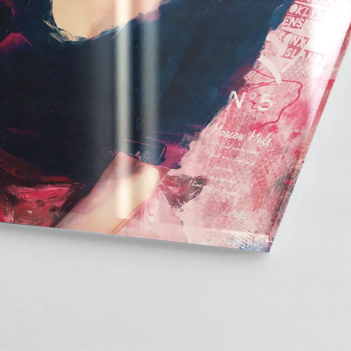 Das Lächeln der Ikone Acrylglasbild INGALERIE