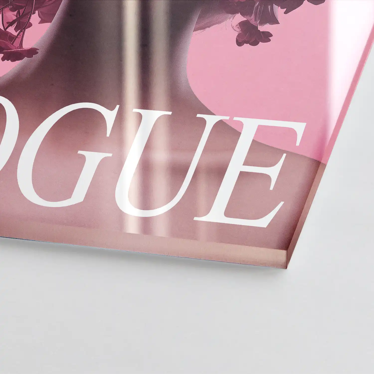 Pink Vogue Acrylglas Bild INGALERIE