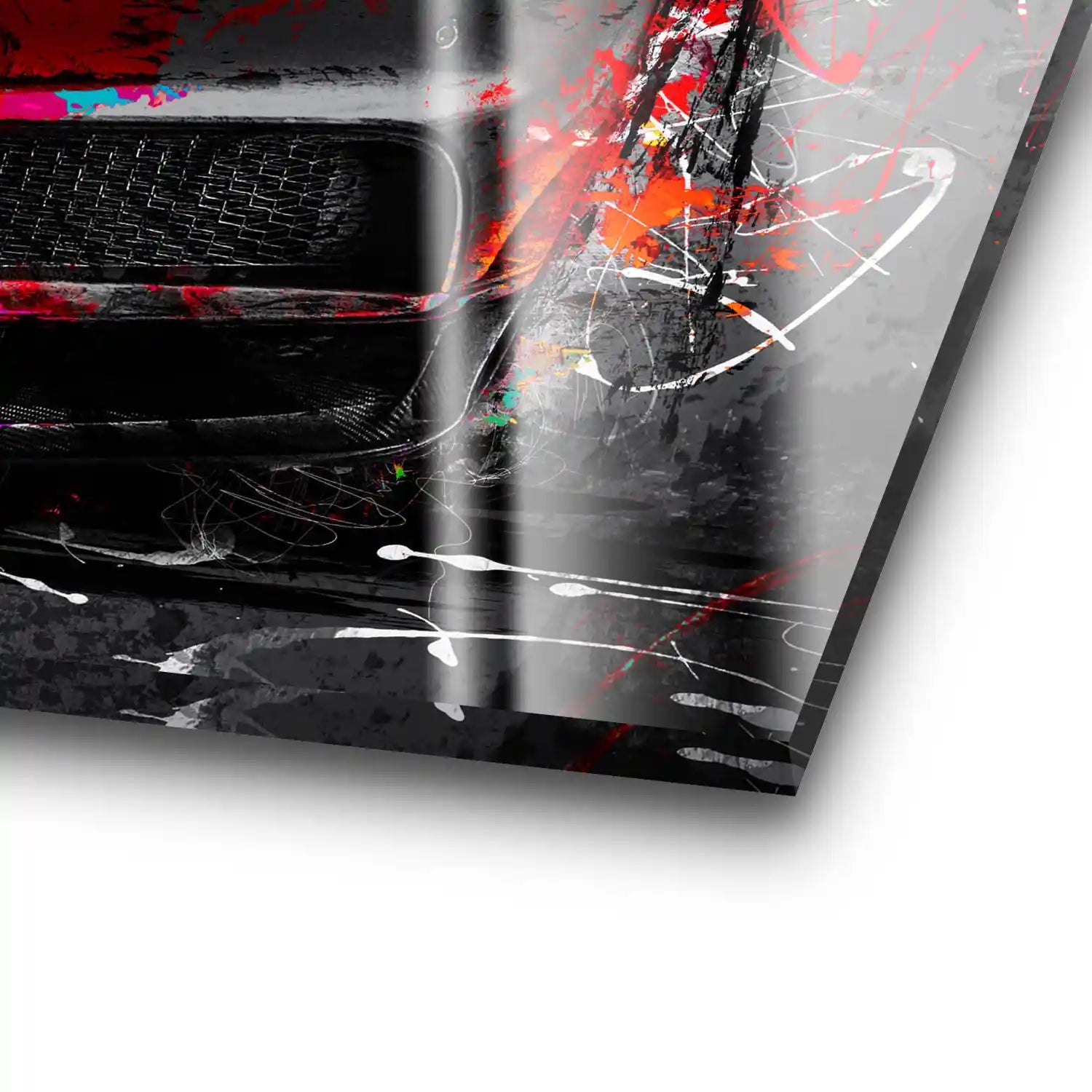 Bugatti Pop Art Style Acrylglas Bild INGALERIE