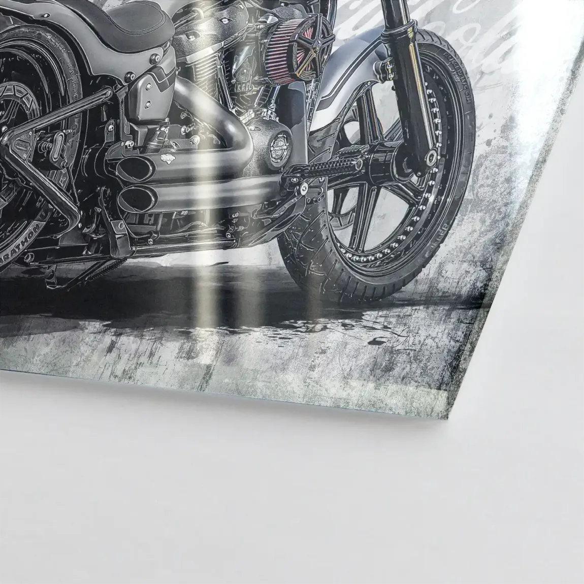 Harley Road Pop Art Acrylglasbild
