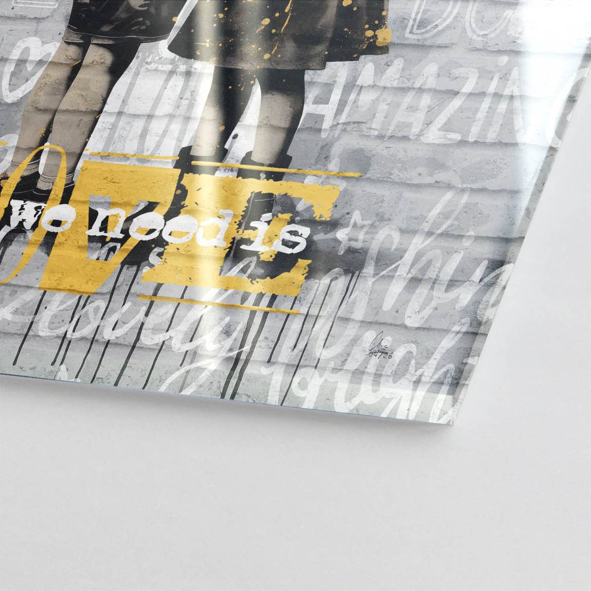 All We Need Acrylglasbild