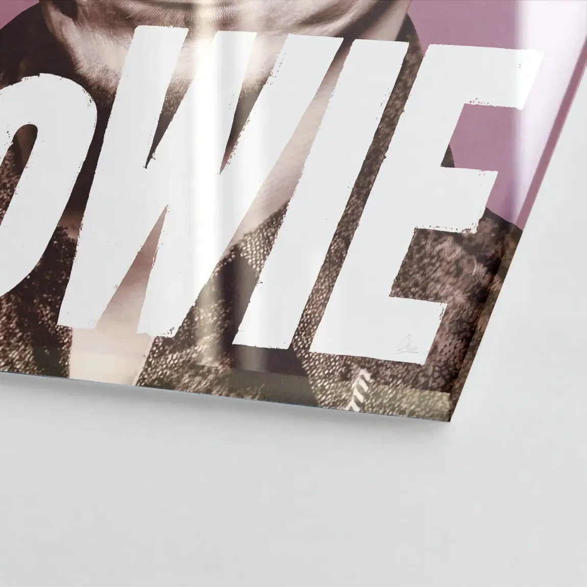 Starman Portrait Bowie Acrylglasbild