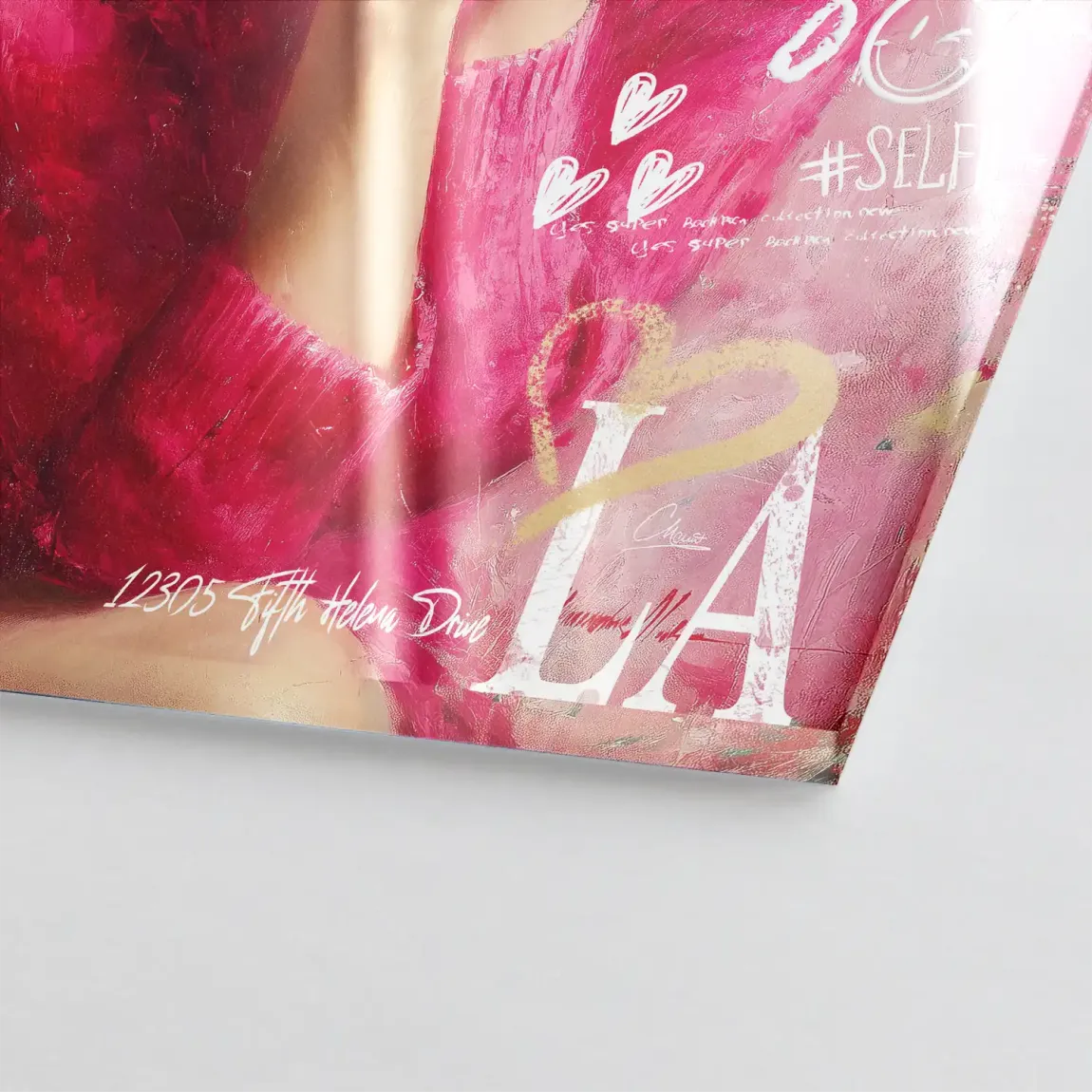 Smile in Pink Acrylglasbild INGALERIE