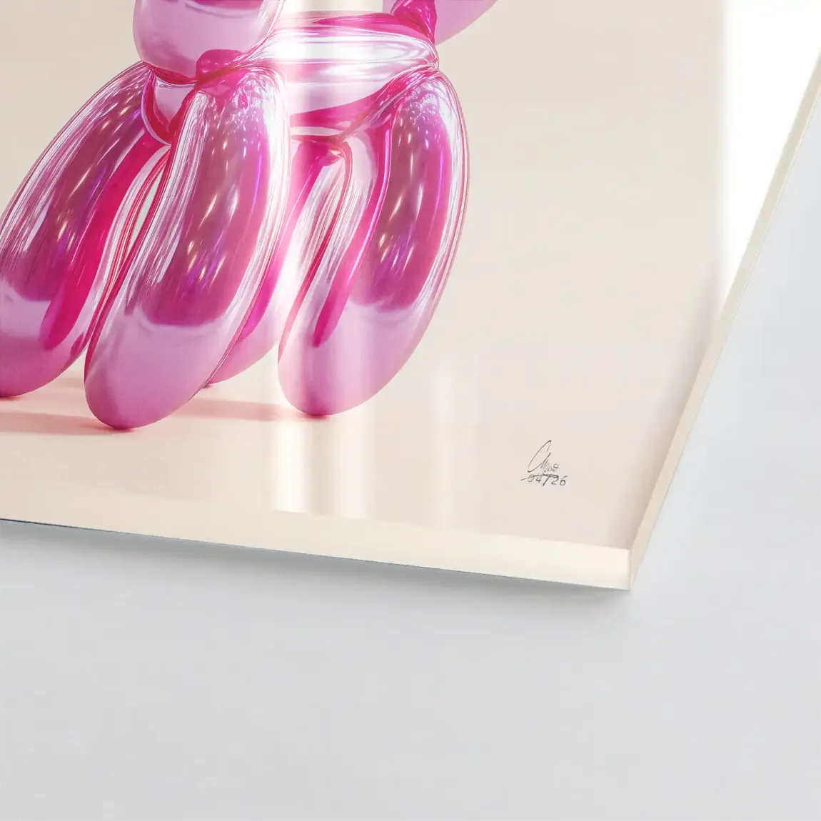 Vogue Hund Acrylglasbild