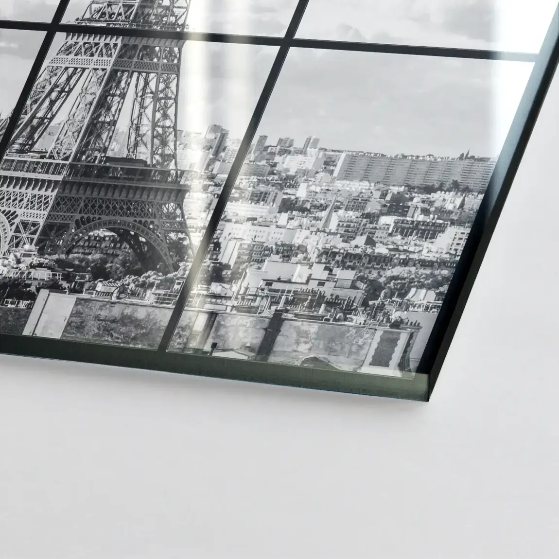 Paris Skyline View Acrylglasbild