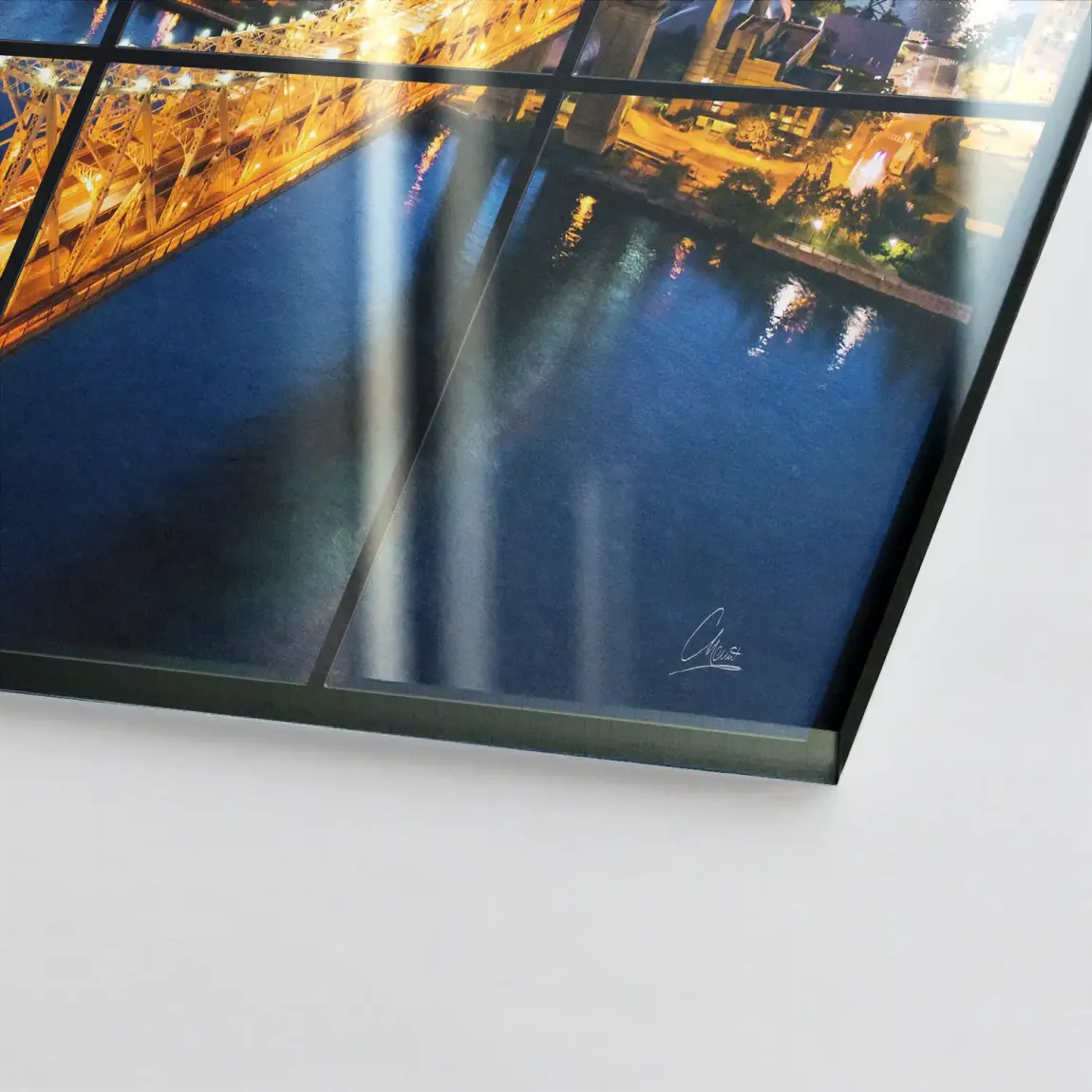 City Lights Manhattan Acrylglasbild