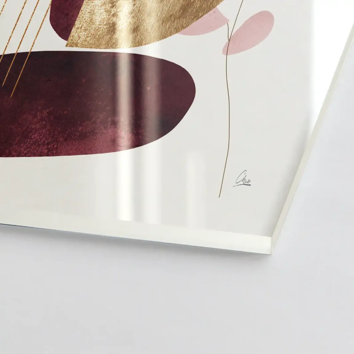 Velvet Shape Acrylglasbild