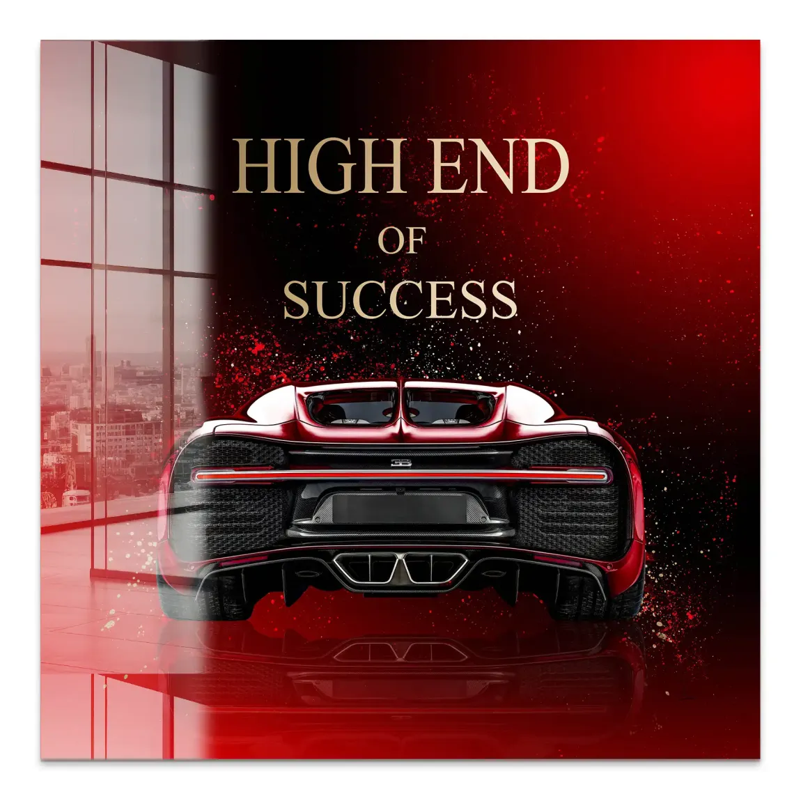 Red Empire Bugatti Acrylglas Bild