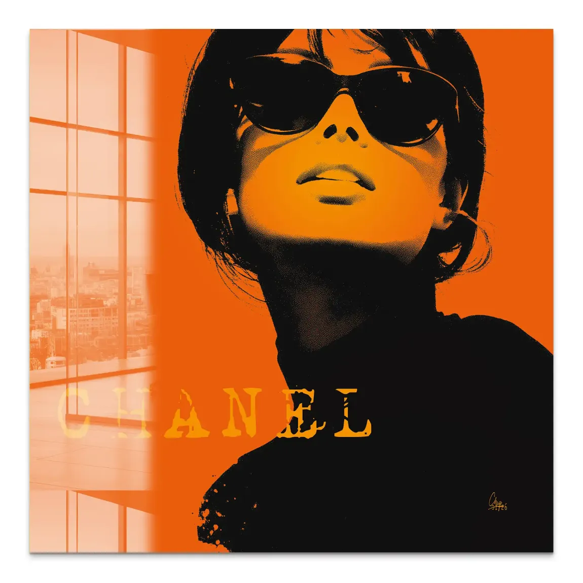 Chanel Glam Acrylglas Bild