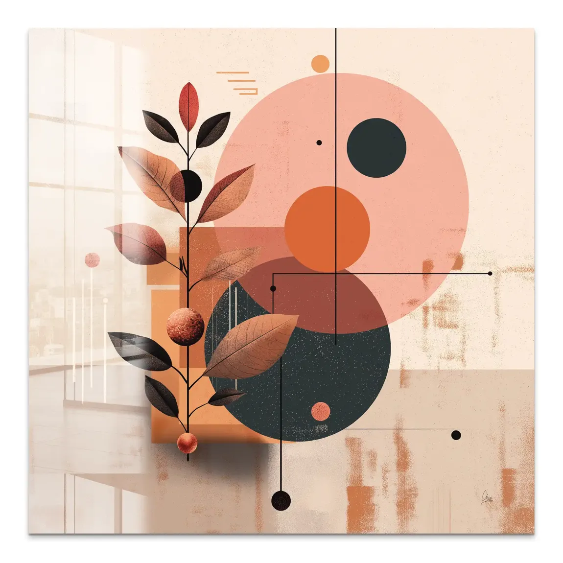 Terra Balance Acrylglas Bild