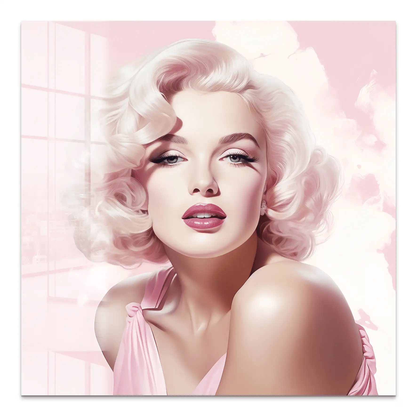 Pink Marilyn Acrylglas Bild INGALERIE