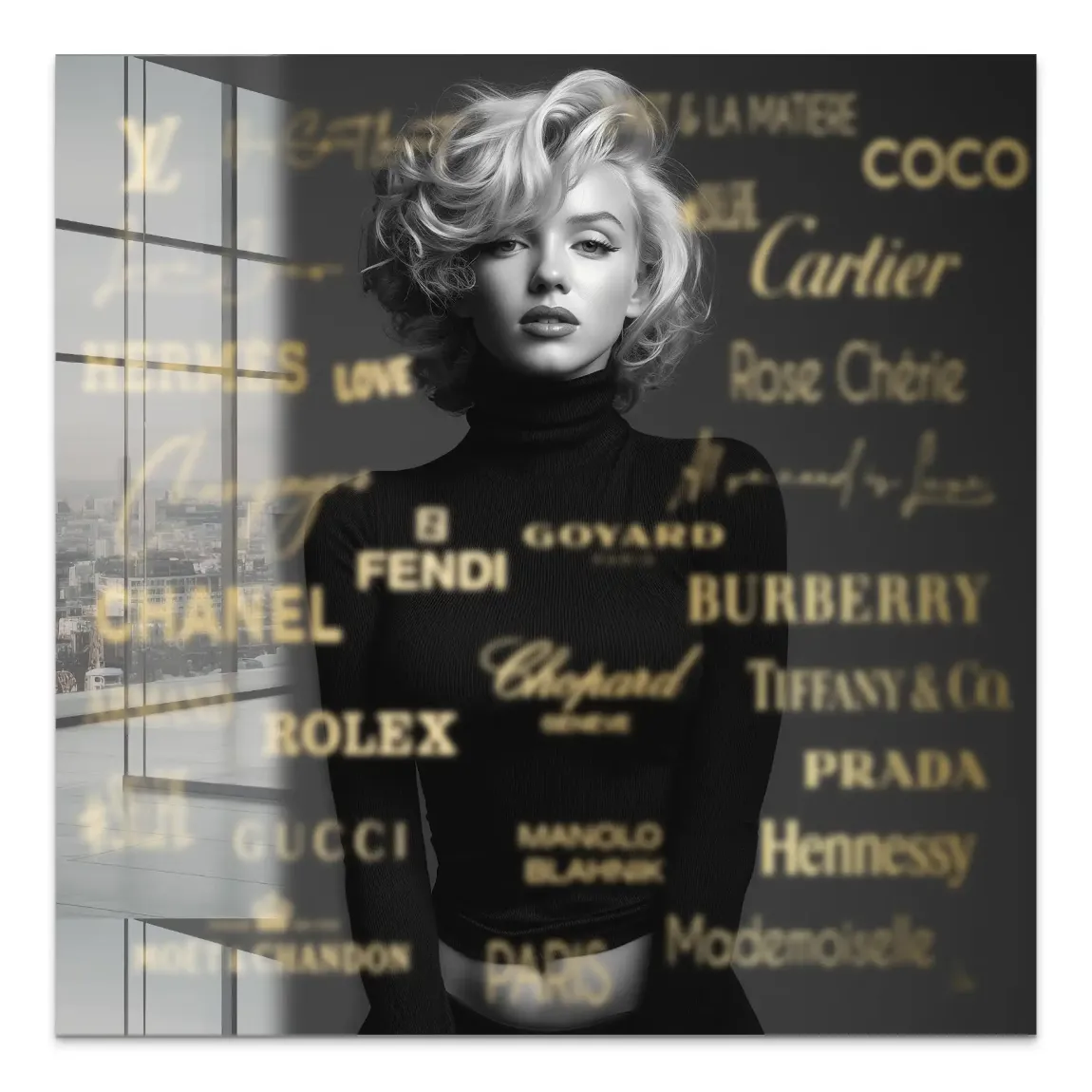 Marilyn Monroe Luxury Acrylglas Bild