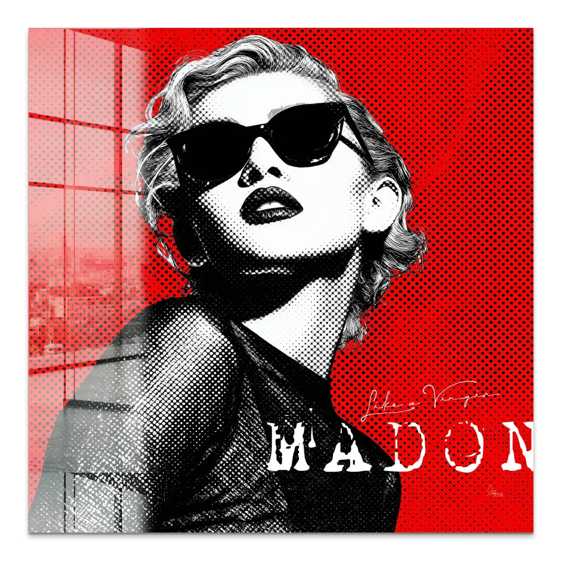 Rebel Madonna Acrylglas Bild