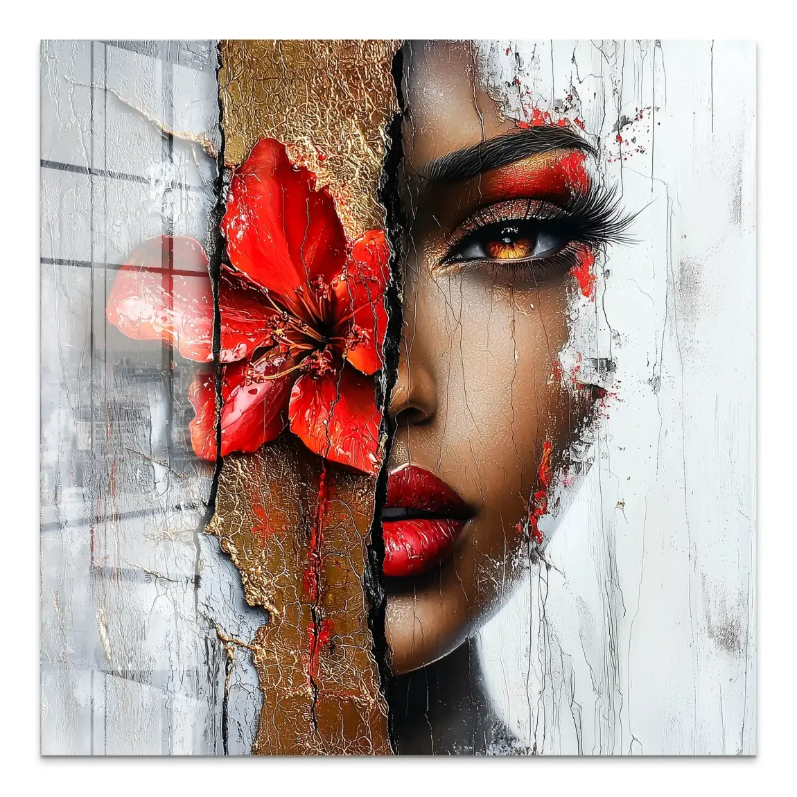 Red Blossom Beauty Acrylglas Bild INGALERIE