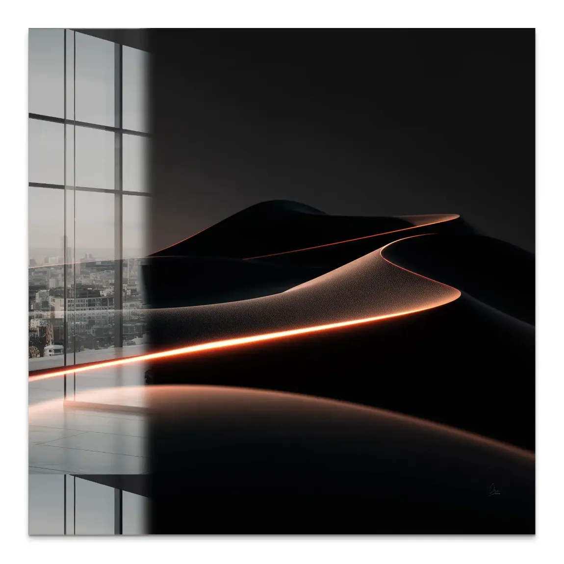 Noir Dune Acrylglas Bild