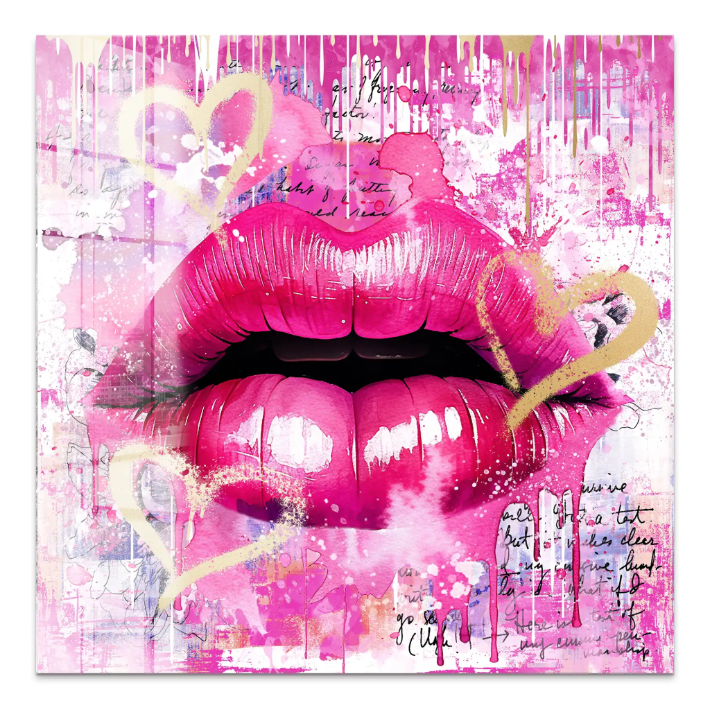 Sweet Lips Acrylglas Bild INGALERIE