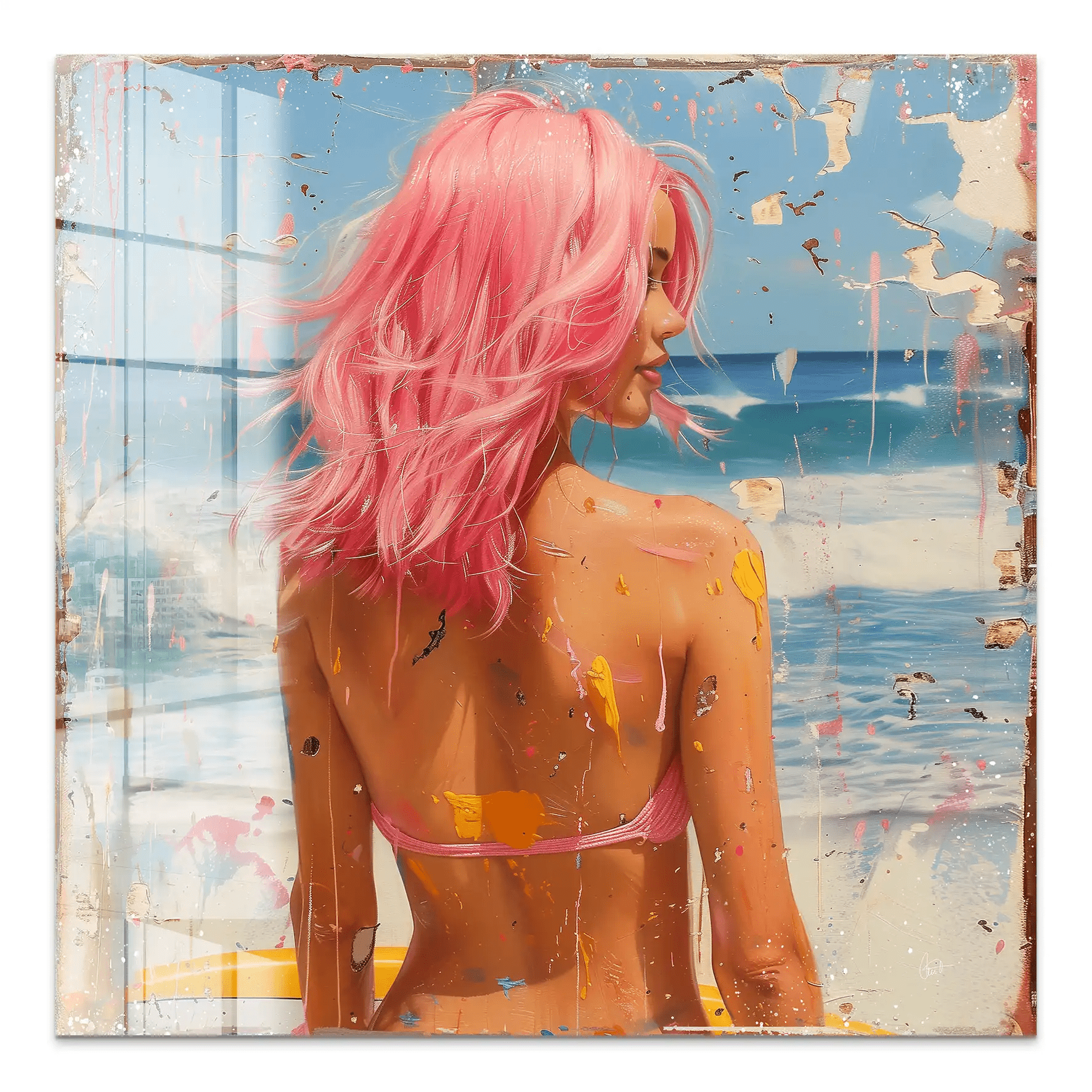 Beach Girl Nr.3 Acrylglas Bild INGALERIE