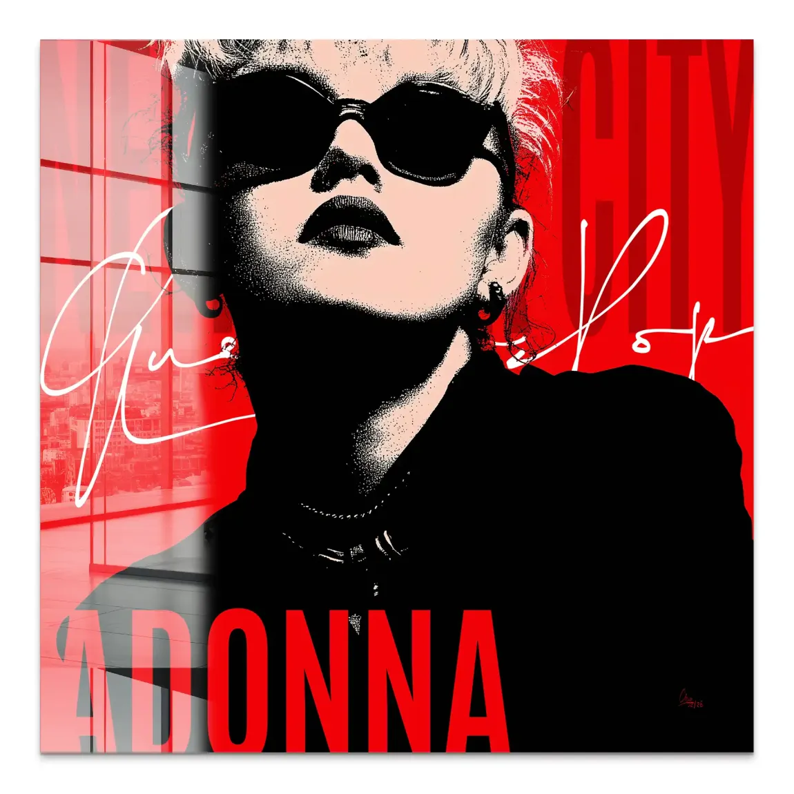 Madonna Pop Acrylglas Bild