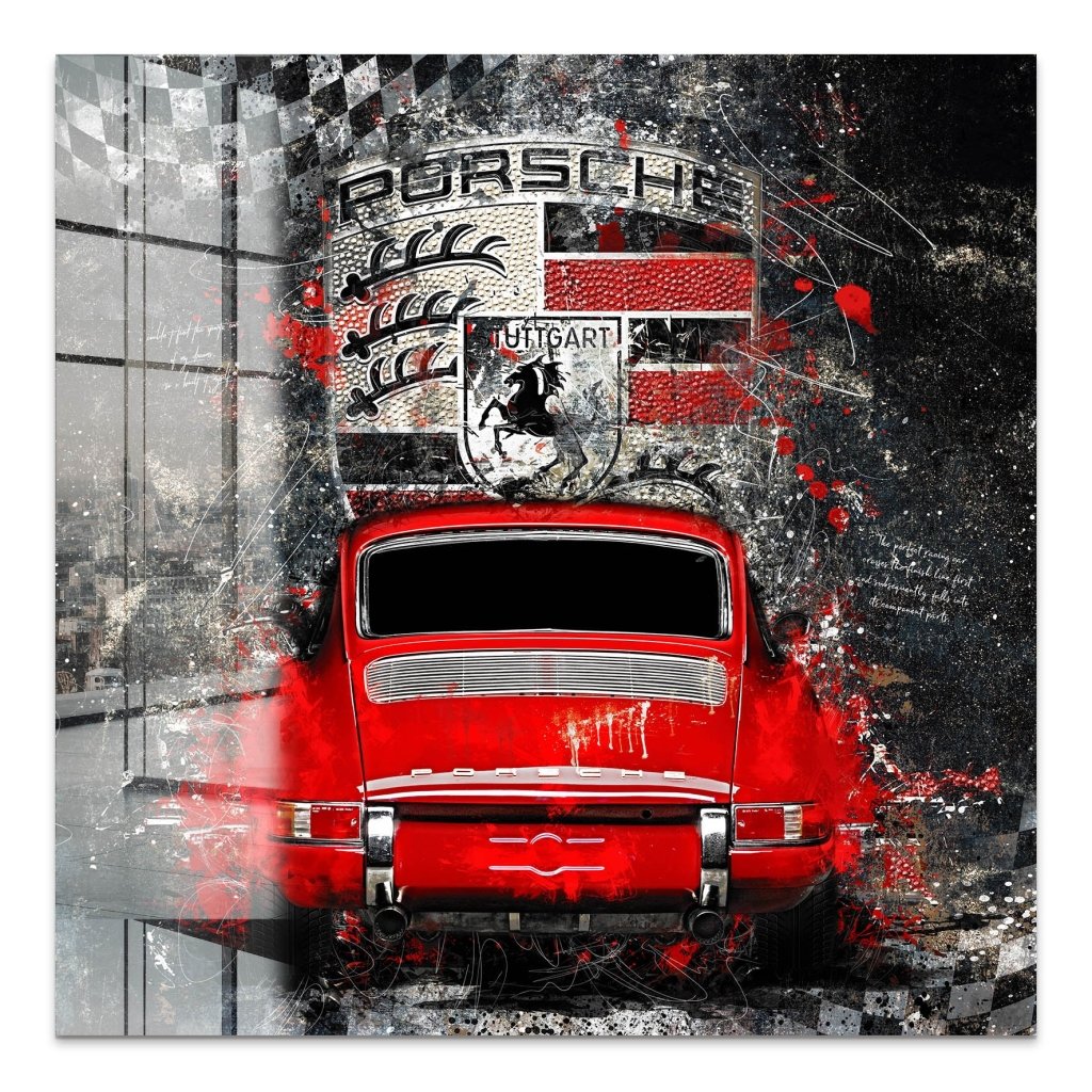 Porsche 911 Abstrakt Acrylglas Bild INGALERIE