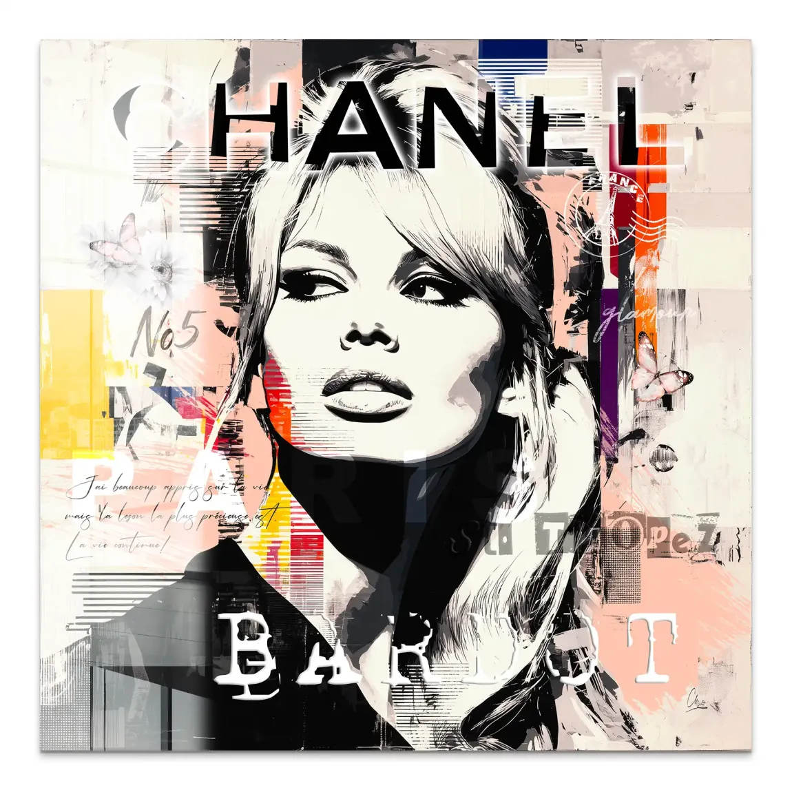 Bardot Ikone Acrylglas Bild