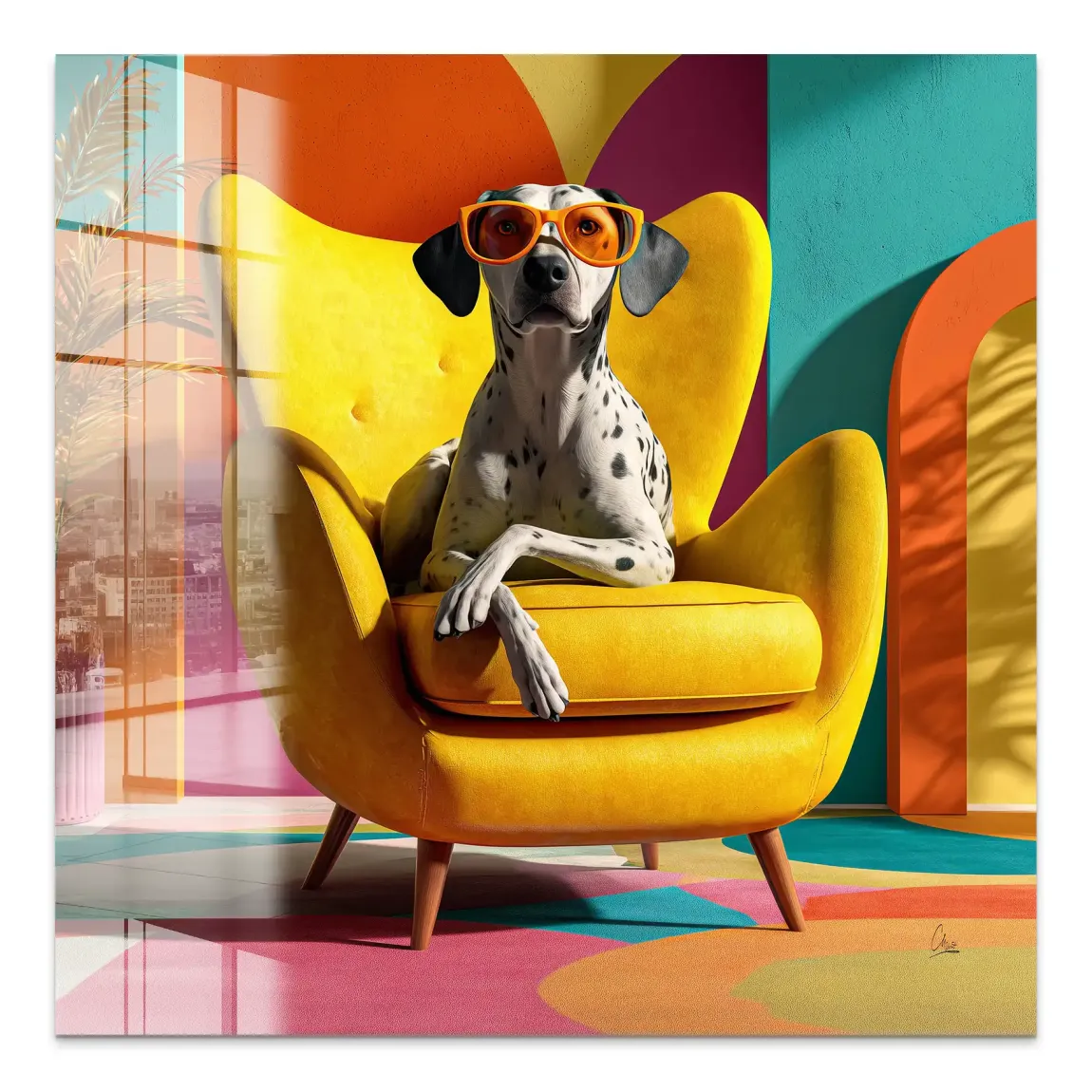 Sunny Seat Acrylglas Bild