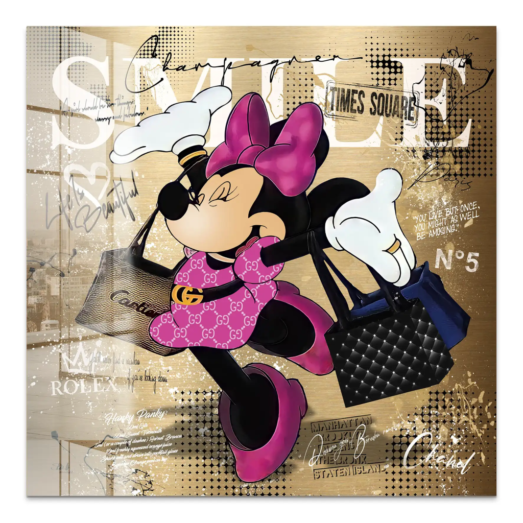 Minnie Smile Acrylglas Bild INGALERIE