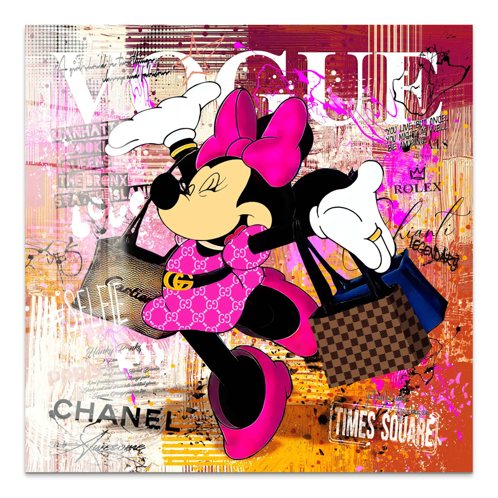 Minnie Vogue Modern Acrylglas Bild INGALERIE