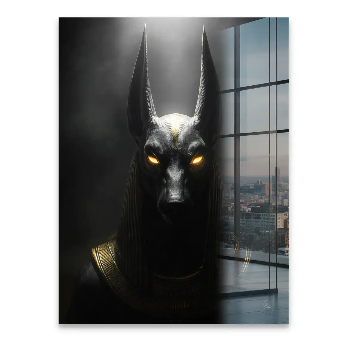 Dark Anubis Acrylglasbild