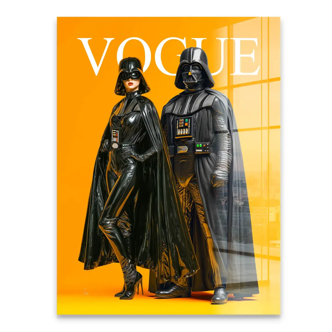 Galactic Vogue Darth Vader Acrylglasbild