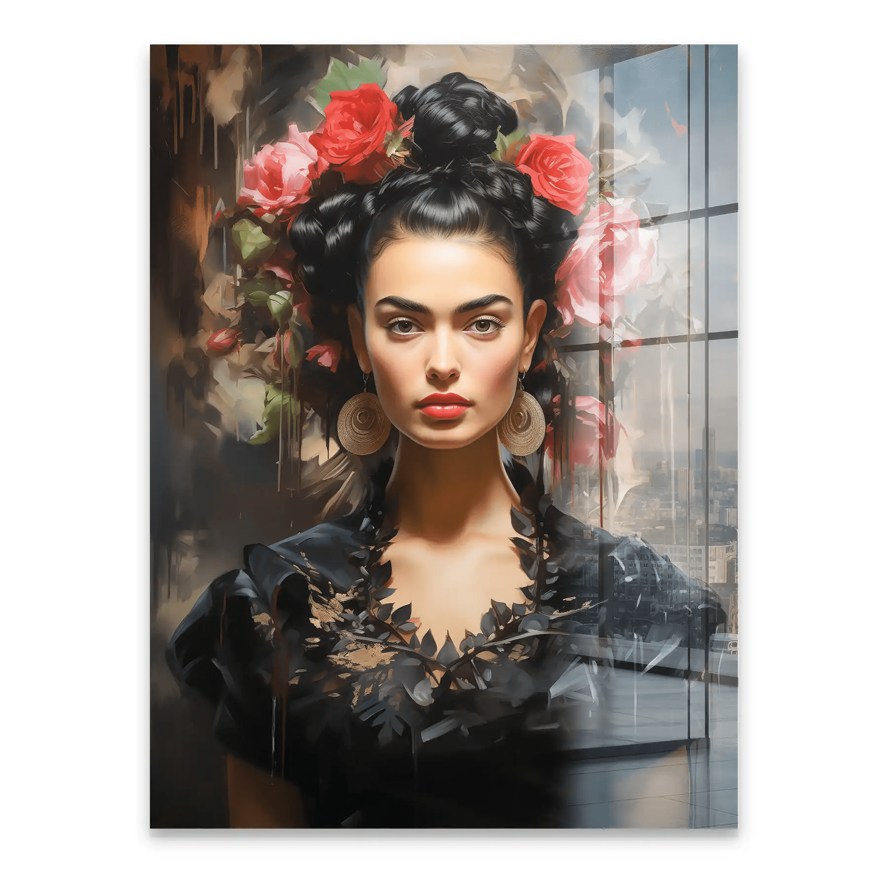 Frida Kahlo Beauty Acrylglas Bild INGALERIE