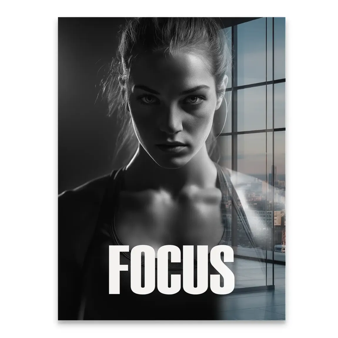 Focus Athletin Acrylglasbild