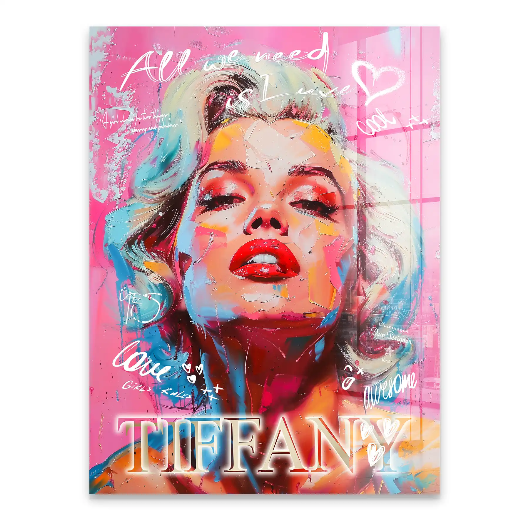 Marilyn Tiffany Acrylglas Bild INGALERIE